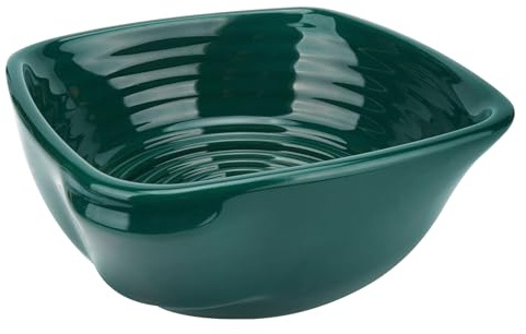Linkidea Ciotola da Barba Premium in Ceramica, Tazza a Bocca Larga per la Montatura della Schiuma (Wet Shave) – Facile Creazione di Schiuma Ricca, Adatta a Tutti i Pennelli (Verde)