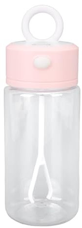 Baxnore Botella de agitador de proteínas eléctricas 300 ml, taza de mezcla automática, licuadora portátil para viajes en gimnasio, shaker de deportes de PP a prueba de fugas (Rosa)