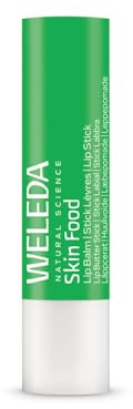 WELEDA - Skin Food Stick lèvres - Nourrit, hydrate en profondeur et répare intensément les lèvres sèches et gercées - Protège du dessèchement - NATRUE - 4.8 Gr
