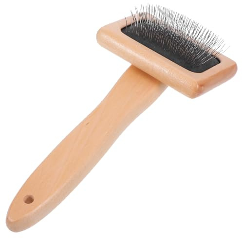 SAFIGLE Needle Felting Tools Hand Carders Wool Carders Brush 6.10 Inch Durable Wooden Felting Machine for Diy Felt Projects Pet Grooming with Iron Wire Construction
