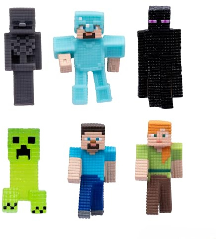 Heroes of Goo Jit Zu Minecraft Minis - Squishy, Stretchy, Mini Minecraft Characters, Styles May Vary
