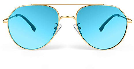 PRiSMA Sonnen-Brille FLORENZ - Sunblocker-Brille - SunProtect Blau - INTUITION