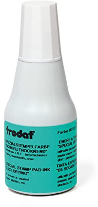 Stämpelfärg snabbtorkande, 25 ml, färg vit, pysselbläck