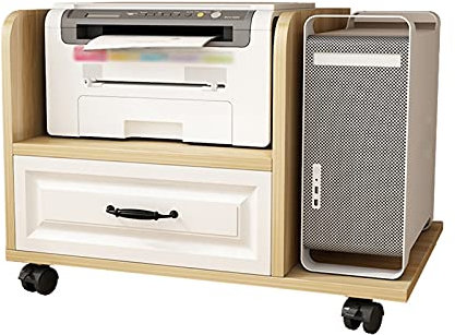 YUEYOULII Zentralprozessor Stand-Computerturm-Ständer-Wagenboden Pc. Stand Zentralprozessor Halter mit 4 Caster-Rädern unter Schreibtisch (Color : A)