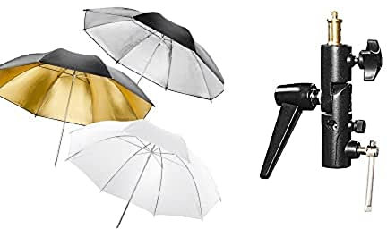Walimex Reflex-/Durchlichtschirm-Set (84 cm, 3-teilig)