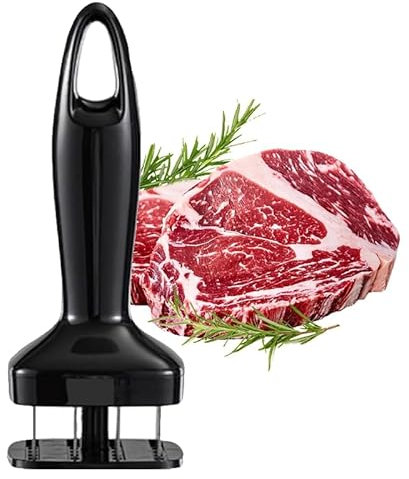 Wonjean Inteneritore di Carne Batticarne Acciaio Inox Carne Tenderizer Ago per Inteneritore Carne Batticarne in Acciaio Inox Batticarne Manuale Batticarne Professionale Ago per Bistecca Petti Pollo
