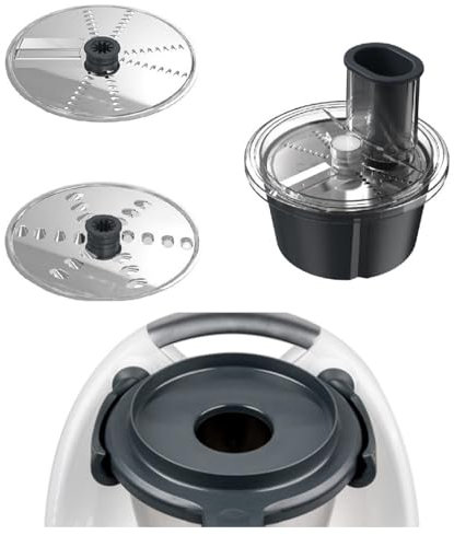 Domiyomi Thermomixer - Cortador de verduras para batidora de accesorios para Thermomix T M5 T M6 acero inoxidable multifuncional A+B Cutter