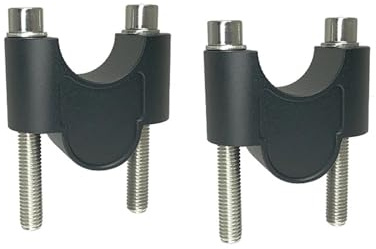 Torretas Manillar Accesorios para Motocicletas Soporte Barra Elevadora Manillar Abrazadera Manillar Apto para VOGE 300 para Rally 300 para GY para RALLY300 Elevador Manillar Moto(28mm Black)