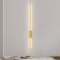A.1.Coo Moderne LED Lange Wandlampe Innen Lineare Wandlampe Nachttisch Wandlampe Dekorative Wandlampe Warmes Licht 3000K Für Schlafzimmer Wohnzimmer Esszimmer Küche Flur Treppe Wandlicht(Gold 60)