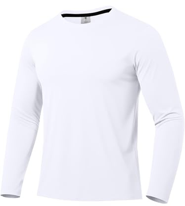 Rash Guard UPF 50+ Protection Solaire T-Shirt Court/Manches Longues pour Homme Maillot de Bain UV léger à séchage Rapide