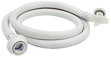 DIYEAH Tubo Flessibile Ingresso Acqua Per Lavatrice Pvc Anti-esplosione Con Doppia Fascetta Guarnizione Antiperdita Compatibile Macchine Automatiche