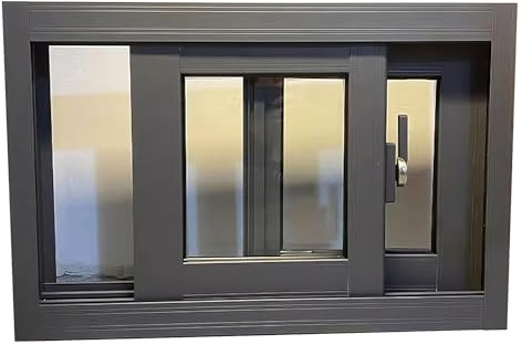 LYMGRZ Finestre scorrevoli Orizzontali in Lega di Alluminio per la Sostituzione di finestre per seminterrati, Impermeabili e Antivento per capannoni, pollai, Casette da Gioco, Garage (LxA 115x30 cm