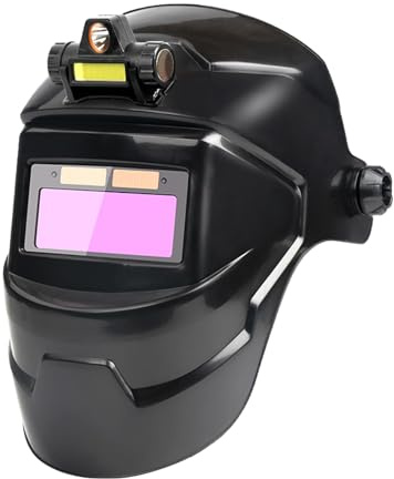 Celebre de soldadura Automájaros: máscara de sold adura con filtro de color, filtro oscuro automático | Oscurecer automáticamente, máscara solda dura ligera, soldad ura eléctrica, construcción de meta