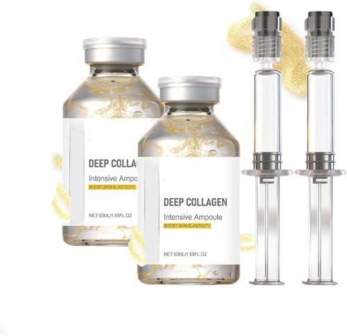 Suero antiedad coreano en ampolla para mujer, ampolla reafirmante intensiva con péptidos de seda, suero facial de colágeno profundo, reafirmante y tensor, para todo tipo de piel