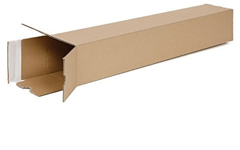 20 Versandhülsen eckig DIN A1 | Papprolle 610x105x105mm Versand ohne Sperrgutzuschlag | wählbar 10 bis 1600 Versandrollen