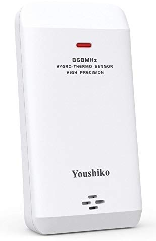 Youshiko YC80 Wireless Temperature & Humidity 7 - Channel Sensor for Weather Station