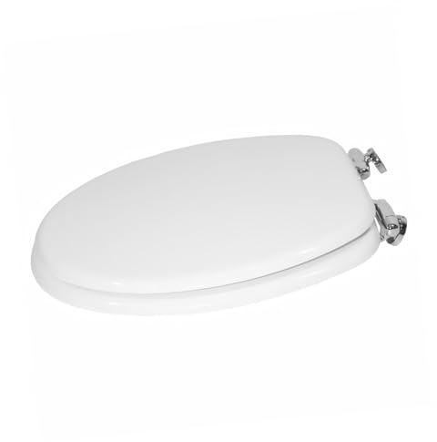 em Originale Sedile WC Bianco Universale Igienico con Chiusura Ammortizzata Soft Closing Tavoletta Copriwater