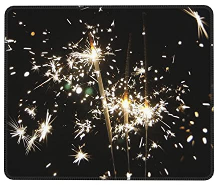 Explosion fyrverkeri musmatta, kant anti-glid söm gummi laptop musmatta, kontor och hemspel
