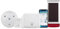 Homematic IP Smart Home Starter Set Alarm, digitaler Fenstersensor und Bewegungsmelder, Funk Innensirene und Außensirene mit Solarpanel, warnt hörbar, sichtbar und per kostenloser Homematic IP App