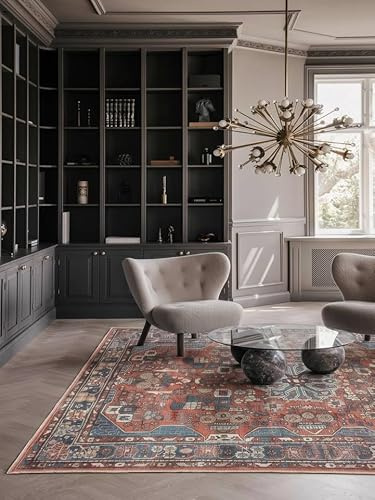 RugVista Galaxy Oriental Teppich, 200 x 300 cm, Rost/Blau