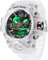 findtime Militär Große Armbanduhr Herren Uhren Analog Digitaluhr 5 ATM wasserdichte Outdoor Taktische Sportuhr mit Wecker Datum 12/24H LED Stoppuhr für Männer Jungen Weiß Transparent