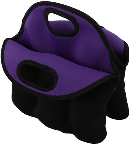 ABOOFAN Bolsa De Mano Para Enfriador De Cerveza Portador De 6 Botellas De Vino Enfriador De Lata De Cerveza De Neopreno Extra Grueso Portador De Bebidas Botellas De Bebida Aisladas