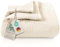 LAYNENBURG Couverture Mousseline bébé 120x120cm - Couverture 4 Plis - 100% Coton - Couverture Douillette ou de Sommeil, Drap à Langer, crachoir pour bébé, Nouveau-né & Enfant (crème)