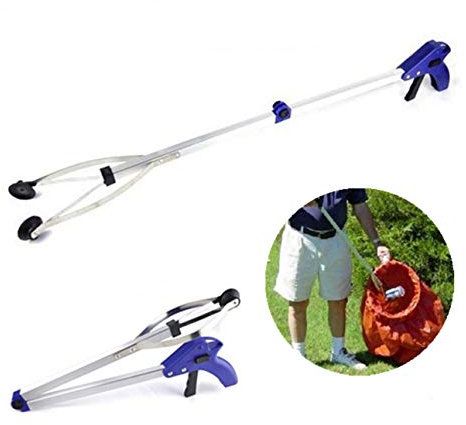 Greifer Müllzange Greifarm Müll Greifzange Zange Handgreifer Faltbarer Langer Arm der die Klaue Erreicht Müll Pickup Tool 81cm (32 Zoll)