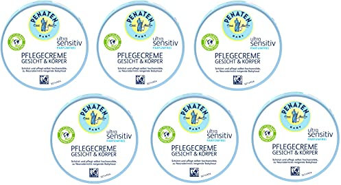 Penaten Ultra Sensitiv Pflegecreme Gesicht & Körper 6x 100ml