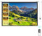 Todeco Écran de Projection Moteur 84 Pouces, Écran de Moteur avec télécommande, Fixation Mur ou Plafond, pour Home Cinéma et Entreprise, 128 x 170 cm, Formats 4:3, HD 4K 3D