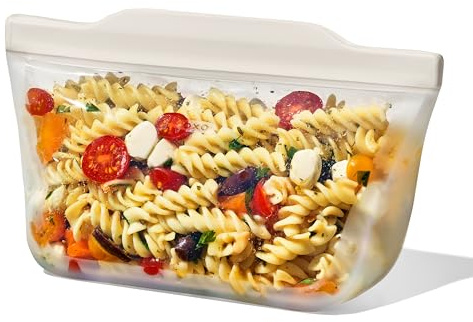 Pochette en silicone réutilisable OXO Good Grips – Rigide (946 ml/32 oz) – Avoine