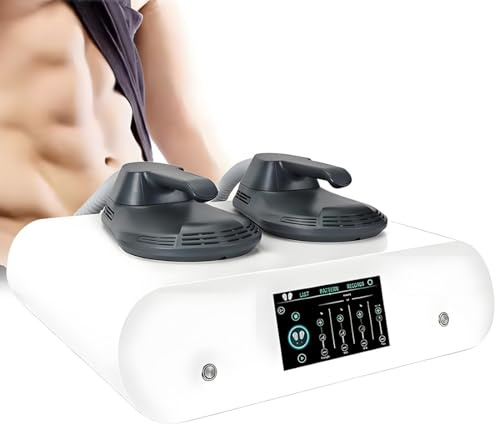 GJBMXSM Maschine Muskelaufbau Und Körperstraffung, 2800-W-Muskelstimulator Mit Hf, Zur Stärkung Der Arm-, Bauch-, Bein- Und Hüftmuskulatur, Maschine Zur Fettverbrennung Bei Der Körperformung WithRF