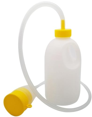 Urinoir portable anti-déversement de 1700 ml pour hommes avec poignée, bouteille d'urine facile à nettoyer bloquant les odeurs pour la maison et l'hôpital