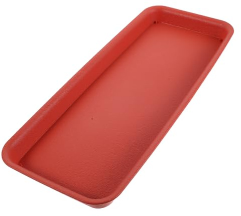 Uonlytech Bandeja Rectangular Resistente al Desgaste y Deformación de Resina para Macetas y Bonsáis 48 X 20 Cm Adecuado para de Interior y Jardín