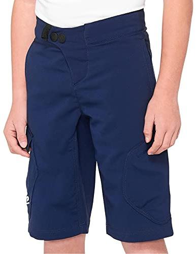 100% Ridecamp, Kinderhandschuhe, Jungen, Shorts, L47901-015-26, Marineblau, 26
