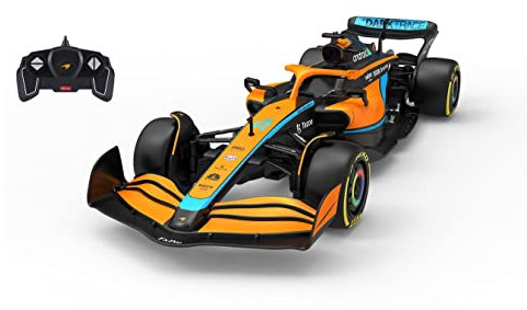 McLaren F1 MCL36 RC-bil (1:18 skala) - 2022 Formel 1 fjärrstyrd bil Förare - Lando Norris + Daniel Ricciardo Kör för att överleva