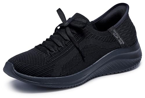 Skechers Womens Ultra Flex 3.0 Brilliant Path Sneaker, Black, 8 UK Wide