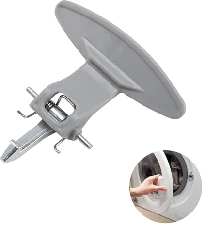 Caybats Kit completo maniglia porta lavatrice compatibile con LG,Per LG Rondella Porta Maniglia Interruttore Kit Porta Fibbia Rif. 3650EN3005,Plastica ABS