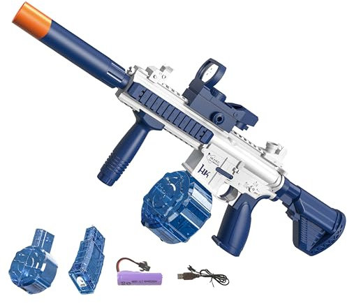 Wasserpistole Elektrisch, Erwachsene Wasserpistole, Automatische Wasserpistole mit Großer Kapazität, Reichweite Bis Zu 8 M, Geeignet FüR Pool Strand AktivitäTen Im Freien