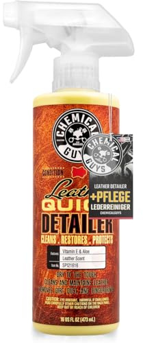 Chemical Guys Leather Quick Detailer Matte Finish Leather Care Spray (473ml)