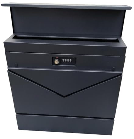 PNAJFUEL Password Lock Mailbox Letter Box Creative Elefashmultifunctional Drop Box