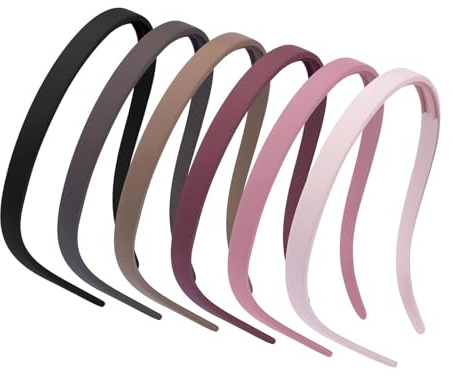Diademas para Mujeres con Gafas,6 PCS Diadema Mujer,Bandas Flexibles con Dientes,Diadema Fina y Cómoda para Gafas de Sol para Mujeres,Antideslizantes,Diademas Cómodas
