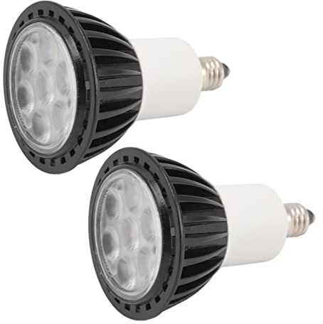 FTVOGUE Bombilla de Foco E17 7LED, Bombilla de Repuesto LED de bajo Consumo, Luz Cálida de 7W Adecuada para Iluminación del Hogar y la Oficina