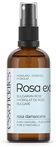 Essenciales – Idrolato di Acqua Florale di Rosa Extra, 100% Puro e Naturale, 100 ml | Idrolato di Rosa Damascena