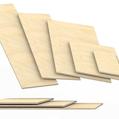 AUPROTEC 40x60 cm Multiplex Holzplatte aus Birke | BB/BB Qualität | 10mm