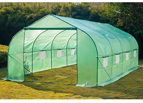 Bc-elec 5662-0502 Tunnel Gewächshaus 6m x 3m x 2m 18m²