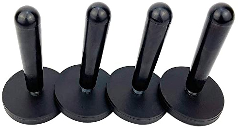 GUUZI 4-pack Bilvinylmagneter, Magnethållare för Fordonsinpackning, Magnetstöd, Använd för Bilinpackning och Fönsterfärg, Kylskåps- eller Whiteboardmagneter (Svarta)