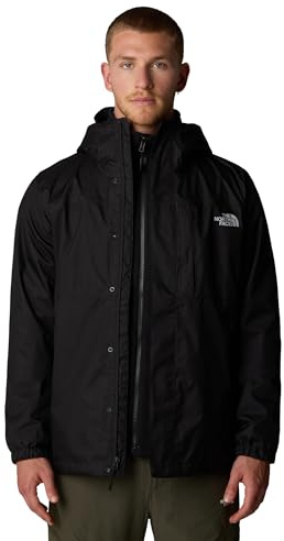 The North Face - Giacca Compatibile con Zip-In da Uomo Quest - Impermeabile e Traspirante - TNF Black-NPF - L