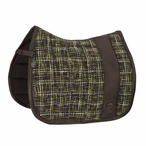 Eskadron Pferde Schabracke Big Square Bouclé Teak Brown Platinum 2024, Größe:PD