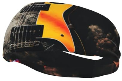 Bandeau de sport pour homme et femme - Extensible et antidérapant - Évacuation de la transpiration - Pour cyclisme, randonnée, yoga, hockey sur glace